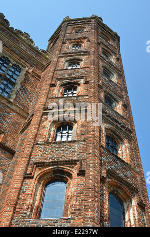 Tudor Brick tower Stock Photo