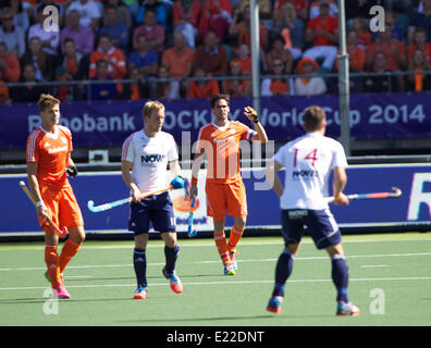 The Hague, Holland. 13th June, 2014. Robert van der Horst - Netherlands 1 versus 0 England - Men's - Rabobank Hockey World Cup 2014 Credit:  Action Plus Sports/Alamy Live News Stock Photo