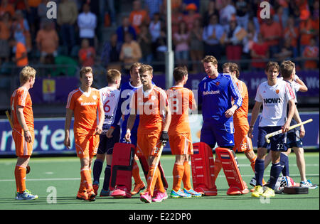 The Hague, Holland. 13th June, 2014. Netherlands 1 versus 0 England - Men's - Rabobank Hockey World Cup 2014 Credit:  Action Plus Sports/Alamy Live News Stock Photo