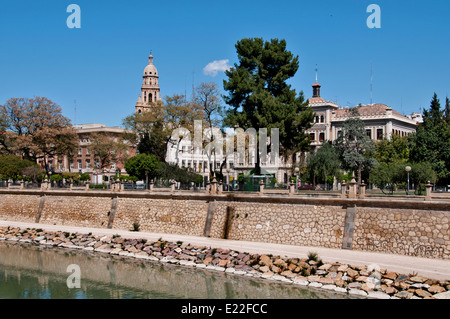 University Murcia Spain Spanish ( Paseo Teniente Flomista ) Stock Photo