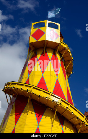 helter skelter cardiff bay Stock Photo