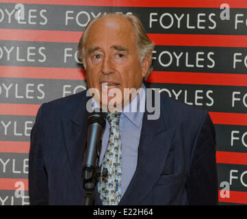 London, UK. 13th June 2014 Christopher Foyle owner, chairman Grand opening Foyles Bookshop London Uk Credit:  Prixpics/Alamy Live News Stock Photo