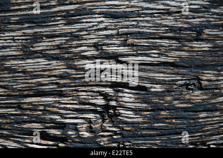 Old tarred and weathered wooden background Stock Photo