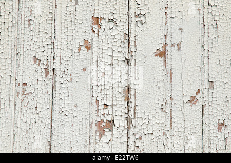Background of an old cracked white wall Stock Photo
