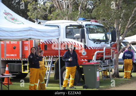 Sydney, Australia. 14th June 2014. New South Wales Rural Fire Service at the Avalon tattoo Credit:  martin berry/Alamy Live News Stock Photo