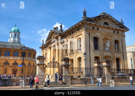 Bodleian library, Oxford, Oxfordshire, England, United Kingdom Stock Photo