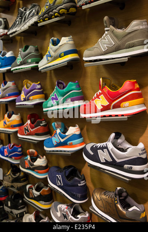 Colorful men&#39;s athletic shoes for sale at a Foot Locker store on Stock Photo: 62331632 - Alamy