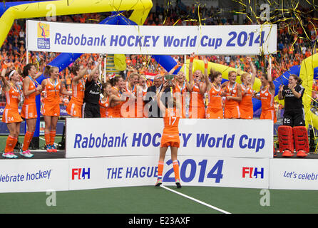 The Hague, Holland. 14th June, 2014. Rabobank Field Hockey World Cup finals for womens, Holland versus Australia. Credit:  Action Plus Sports/Alamy Live News Stock Photo