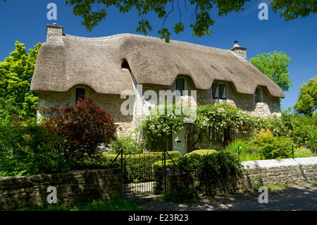 Thatched Cottage, Merthyr Mawr, Bridgend, South Wales. UK. Stock Photo