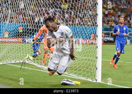 Manaus, Brazil. 14th June, 2014. Daniel STURRIDGE (ENG) during the match between England and Italy, at the 2014 World Cup, held at the Arena Amazon. Credit:  Action Plus Sports/Alamy Live News Stock Photo