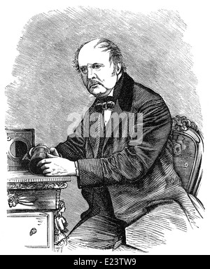 William Henry Fox Talbot, 1800 - 1877, a British inventor and photography pioneer who invented the photographic calotype process Stock Photo