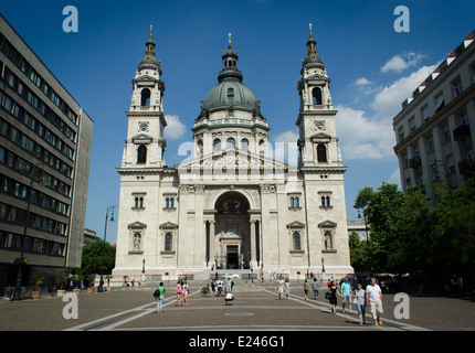 St Stephen's Basilica ( Szent Istvan Bazilika ) - Budapest, Hungary Stock Photo