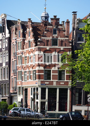 Korte Prinsengracht hoek Brouwersgracht, Huis Anno 1641 foto 2 Stock Photo