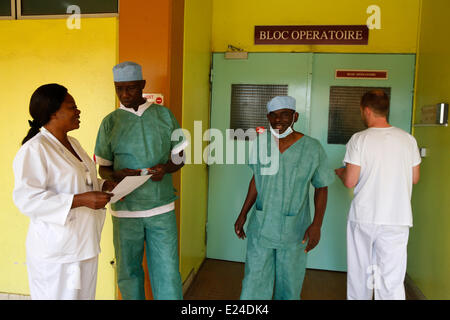 Surgery in africa Stock Photo