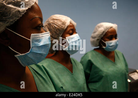 A hospital in africa Stock Photo