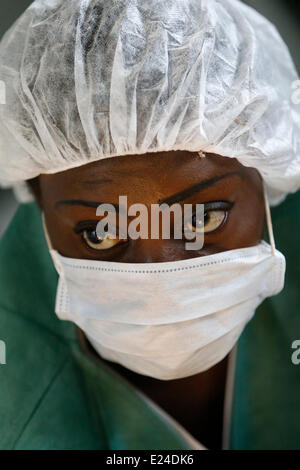 A hospital in africa Stock Photo