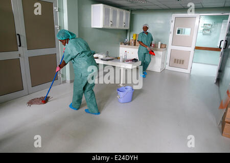 A hospital in africa Stock Photo