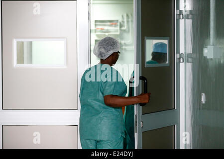 A hospital in africa Stock Photo