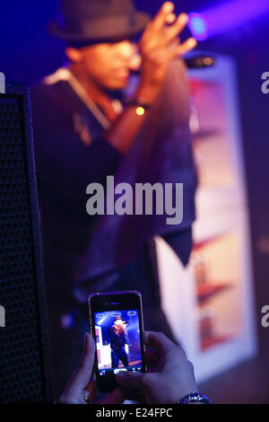Ne-Yo performing live at a private show for Carribean rum brand Malibu. Amsterdam, The Netherlands - 09.01.2013  When: 09 Jan 2013 Stock Photo