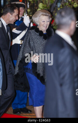 Beatrix Wilhelmina Armgard at the celebration of the 75th anniversary of the Queen. Utrecht, The Netherlands - 01.02.2013  When: 01 Feb 2013 Stock Photo