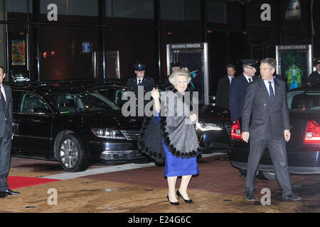 Beatrix Wilhelmina Armgard at the celebration of the 75th anniversary of the Queen. Utrecht, The Netherlands - 01.02.2013  When: 01 Feb 2013 Stock Photo