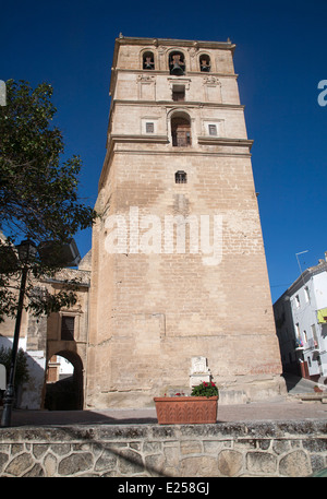 Church of La Incarnation, Iglesia Mayor de Santa Maria de la Encarnacion, Alhama de Granada, Spain Stock Photo