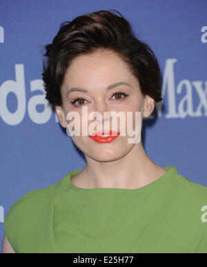 2013 Crystal + Lucy Awards held at The Beverly Hilton Hotel  Featuring: Rose McGowan Where: Los Angeles, California, United States When: 12 Jun 2013 Stock Photo