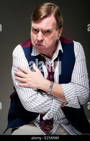 Studio portraits of English actor Timothy Spall OBE from a privately commissioned previously unpublished shoot. Stock Photo