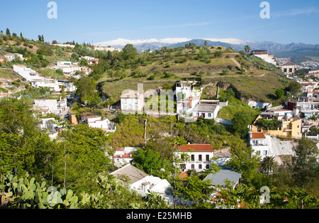 Residential suburban housing area in Granada, Spain Stock Photo