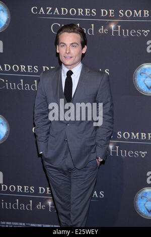 'The Mortal Instruments: City of Bones' Mexico City screening at Auditorio Nacional - Red Carpet  Featuring: Kevin Zegers Where: Stock Photo
