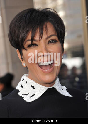 Songwriter/record producer Kenny 'Babyface' Edmonds ceremony honoring him with the 2508th Star on the Hollywood Walk of Fame  Featuring: KRIS JENNER Where: Los Angeles, California, United States When: 10 Oct 2013 Stock Photo