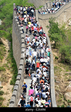 The great wall, Badaling, China Stock Photo