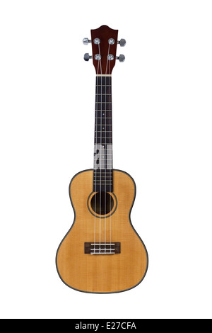 Ukulele hawaiian guitar isolated on white background Stock Photo
