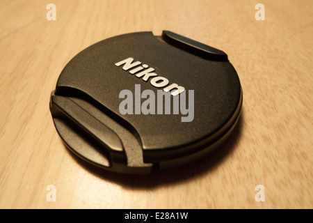 Nikon lens cap. Stock Photo