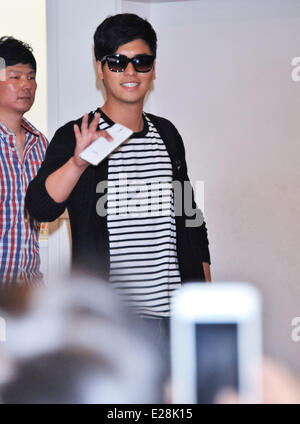 Lee Jang-Woo, Jun 13, 2014 : Korean actor Lee Jang-Woo arrives at Tokyo International Airport in Tokyo, Japan, on June 13, 2014. Stock Photo