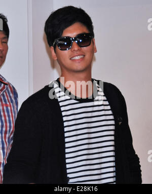 Lee Jang-Woo, Jun 13, 2014 : Korean actor Lee Jang-Woo arrives at Tokyo International Airport in Tokyo, Japan, on June 13, 2014. Stock Photo