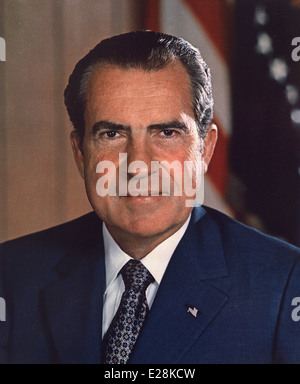 Richard Nixon, 37th President of the United States Stock Photo