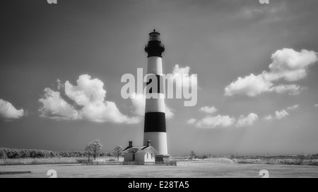 Bodie Island LIghthouse, Cape Hatteras National Seashore, North Carolina Stock Photo