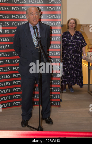 Foyles Chairman Christopher Foyle at the official opening of the new flagship bookshop in Charing Cross Road, London Stock Photo