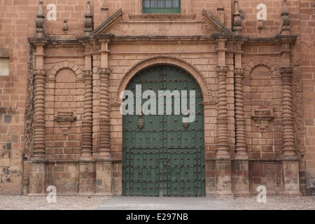 A pretty street scene in Cusco, Peru, the ancient seat of the Inca Empire high in the Andes. Stock Photo