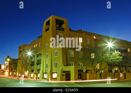 Historic La Fonda Hotel, Santa Fe, New Mexico USA Stock Photo - Alamy