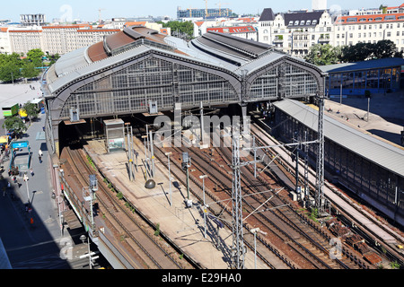 Friedrichstrasse bahnhof railway station in Berlin, Germany Stock Photo