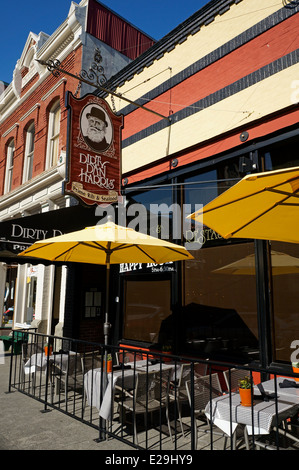 Dirty Dan Harris' steak and seafood restaurant in the Fairhaven Historic District of Bellingham, Washington state, USA Stock Photo