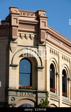Nelson Block in the Fairhaven Historic District of Bellingham, Washington state, USA Stock Photo