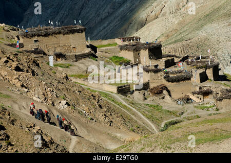 Nepal, Karnali Zone, Dolpo Region, Saldang Stock Photo