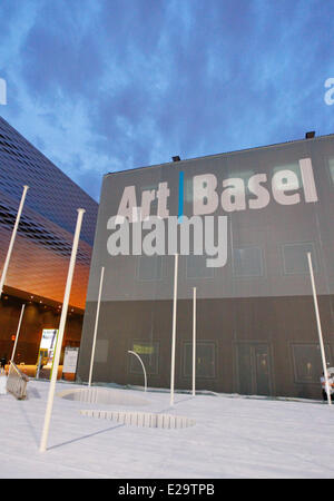 Basel, Switzerland - June 16, 2014: Art Basel 2014 Pre Opening, the biggest Art Fair in the World from 17-22 June 2014 Stock Photo