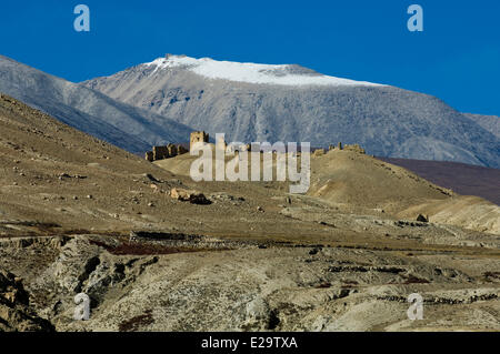 Nepal, Dhawalagiri Zone, Mustang District (former Kingdom of Lo), Tingkar Stock Photo