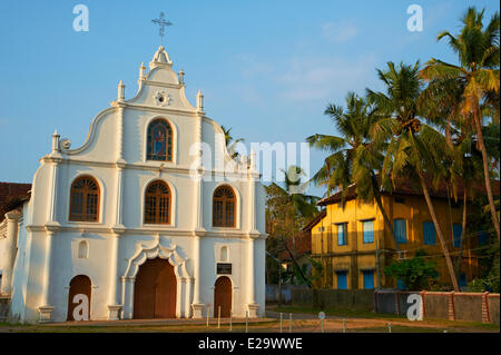 India, Kerala state, Fort Cochin or Kochi, Vypin island, church of our Lady of Hope Stock Photo