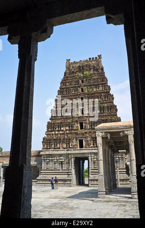 India, Tamil Nadu State, Gingee, the 500 years old Venkataram temple Stock Photo