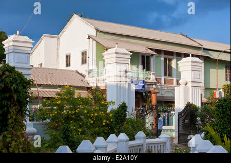 India, Tamil Nadu state, Tranquebar (Tharangambadi), danish colony from 1620 to 1845 on the Coromandel coast Stock Photo